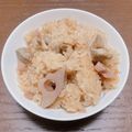 †あいママ†'s cooksnap of when they made 鶏肉と蓮根の炊き込みご飯.