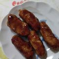クック5SNINO☆'s cooksnap of when they made お弁当にも！　厚揚げの豚バラ巻き.