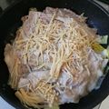 はるいろいちご's cooksnap of when they made ニラともやしと豚バラで作るフライパン蒸し.