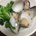 メロンパンケーキ's cooksnap of when they made ⭐️ 旨味たっぷりのハマグリの酒蒸し！.
