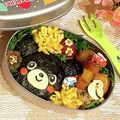なつき☆ミ's cooksnap of when they made くまちゃん＊海苔おにぎり＊キャラ弁.