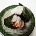 みわたけ's cooksnap of when they made 余った酢飯で♪玉子と梅のおにぎり.