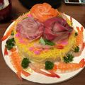 しんづー's cooksnap of when they made ひな祭り✿ケーキ型で作る…三色ちらし寿司.