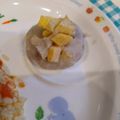 カナかおり's cooksnap of when they made 里芋とりんごのまぜまぜ【離乳食初期～】.