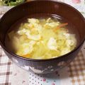 ﾋﾟﾝｸ☆ﾏｶﾛﾝ's cooksnap of when they made 超シンプル＊白だしでキャベツのすまし汁.
