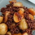 sysm222's cooksnap of when they made 新じゃがの挽肉煮っ転がし.