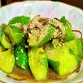 my_pace's cooksnap of when they made ごま油が決め手♡塩昆布きゅうり.