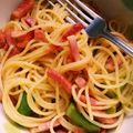 ポポポポポフィ〜♡'s cooksnap of when they made アスパラとベーコンのパスタ☆.