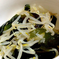 とんとんぶ〜's cooksnap of when they made もやしとわかめの酢の物.