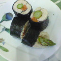 tnkem's cooksnap of when they made レンジで！ささみ海苔巻き わさびマヨ風味.