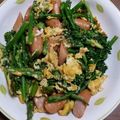 ジロー妻♥️'s cooksnap of when they made スティックセニョールウインナーの卵炒め.