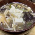 おかわりちょうだい♪'s cooksnap of when they made キクラゲとくずし豆腐のスープ生姜風味.