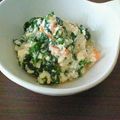 tnkem's cooksnap of when they made ヘルシーメニュー　ほうれん草の白あえ！.