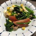 クックまにゅ☆'s cooksnap of when they made ほうれん草とチーズのかわいい彩りサラダ♡.