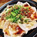 ちゃちゃまる26's cooksnap of when they made フライパンde蒸し豚！梅ポン酢ソース.