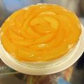 クックV0QPPX☆'s cooksnap of when they made 桃缶で❤️桃薔薇レアチーズケーキ.