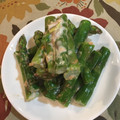 sachinchan's cooksnap of when they made 簡単アスパラガスの梅鰹マヨ和え.