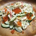 クリーピングタイム☆'s cooksnap of when they made えのきときゅうりとカニかまのわさびマヨ.