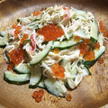クリーピングタイム☆'s cooksnap of when they made えのきときゅうりとカニかまのわさびマヨ.