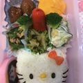 クックOY5XI0☆'s cooksnap of when they made キャラ弁 簡単キティーチャン.
