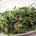 ☆まさみ's cooksnap of when they made 包丁・まな板なし☆豆苗の和風ツナサラダ.