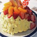 yukim's cooksnap of when they made 苺のプリンセスドレスケーキ.