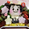 eiyoushi's cooksnap of when they made 卒園・入園・入学 キャラ弁＊制服ガール.