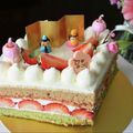 がこちん's cooksnap of when they made ひな祭りショートケーキ.