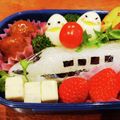 みつ葉♪'s cooksnap of when they made 新幹線&ドクターイエロー☆キャラ弁.