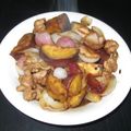 ハムのたいちゃん's cooksnap of when they made 鶏肉とサツマイモのバターぽん酢炒め.