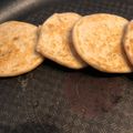 akaぽんたん's cooksnap of when they made バナナときなこのパンケーキ 離乳食 後期.