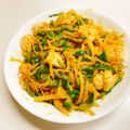 ツユさん厨房's cooksnap of when they made 海老じゃがピーマンのピリ辛オイマヨ炒め☆.