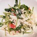 scanty's cooksnap of when they made 三つ葉と大根のゆず胡椒サラダ♫♬.