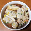さらさんレシピ's cooksnap of when they made 体がポカポカ温まる♪「厚揚げの肉詰め」.