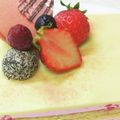 ＊たっつー＊'s cooksnap of when they made オペラ風♪ベリーとホワイトチョコのケーキ.