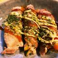 mokamokaりん's cooksnap of when they made 豚薄切り肉で☆お好み焼き風肉巻き.