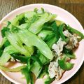 メルティローズ's cooksnap of when they made セロリ＆豚肉の炒めもの***.