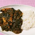 NAOばあさん's cooksnap of when they made ルーを使ったほうれん草カレー.