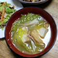 和☆2049's cooksnap of when they made 白菜とえのきと厚揚げ(豆腐)の味噌汁.