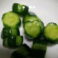 ７２３'s cooksnap of when they made きゅうりのわさび漬け.