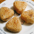あゆまんま♪'s cooksnap of when they made おこげがおいしい焼きおにぎり.