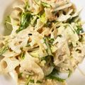 bbkoman's cooksnap of when they made 蓮根と水菜のサラダ『マヨネーズ味』.