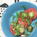 おはなすき's cooksnap of when they made 簡単トマトとキュウリ╰(*´︶`*)╯♡.