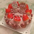 きらきら☆★'s cooksnap of when they made 簡単☆雛祭りケーキ.