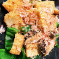 らくだ丸ちゃん's cooksnap of when they made ピーマンと厚揚げのにんにくバター炒め.