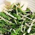 みのりっくす's cooksnap of when they made とっても簡単*水菜としらすのサラダ*.