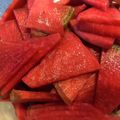 料理ニガテ系女子☆'s cooksnap of when they made 紅芯大根の甘酢漬け.