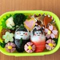 のぞみーる＠きぃ's cooksnap of when they made キャラ弁＊簡単♪俵おにぎりでひな祭り弁当.