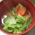 みさこのまま's cooksnap of when they made 甘みたっぷり！白菜とにんじんのお味噌汁.