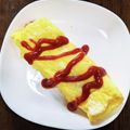 simanaga's cooksnap of when they made 簡単☆具なしオムライス.